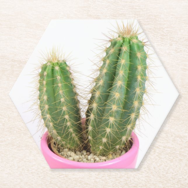 Dessous-de-verre En Papier Cereus cactus (Devant)