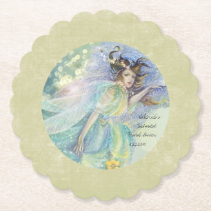 Dessous-de-verre En Papier C'est un événement Fairy Happy