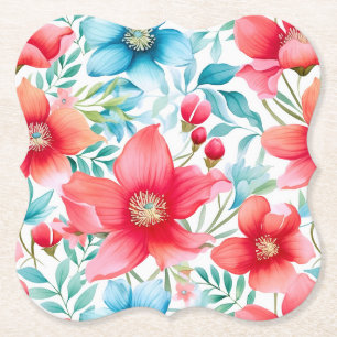 Dessous-de-verre En Papier Charming Bouquet Ranya Motif-65292