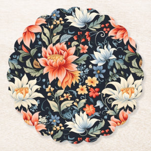 Dessous-de-verre En Papier Charming Ranya Floral Pattern-65293