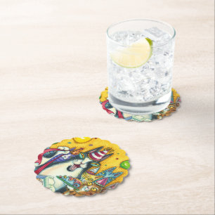 DESSOUS-DE-VERRE EN PAPIER CHATS N'FITZ, CUISINES, MICE, ANNIVERSAIRE AMUSANT