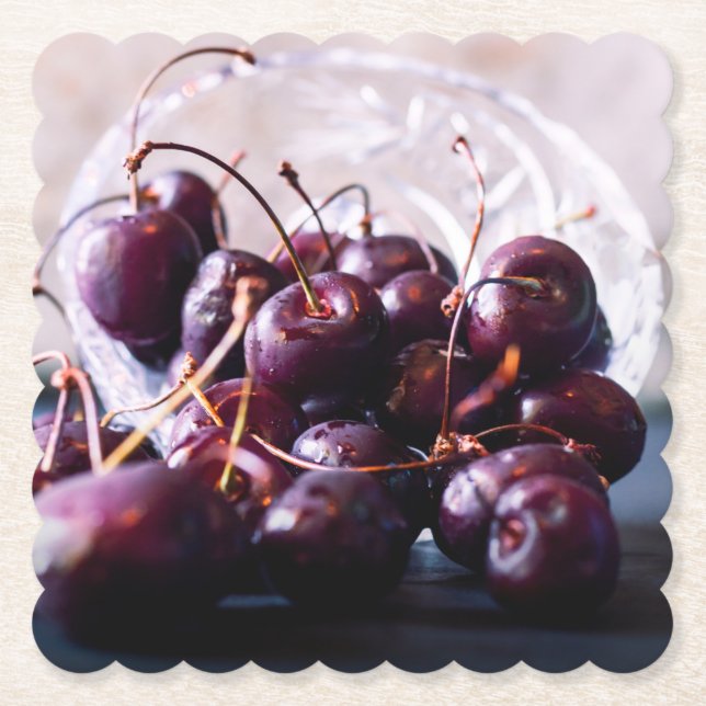 Dessous-de-verre En Papier Cherry (Devant)