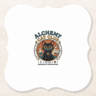 Dessous-de-verre En Papier Chimie Chat Amoureux des Chats Cadeau - Club de Ch