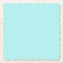 Clair Turquoise Scallopé