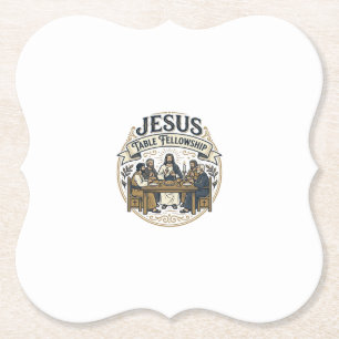 Dessous-de-verre En Papier Compagnon de table de Jésus Compagnon de table de