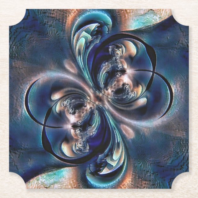 Dessous-de-verre En Papier Conception (Devant)