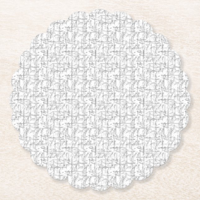 Dessous-de-verre En Papier Conception du langage Vingt-Trois (Devant)