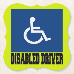 Dessous-de-verre En Papier Conducteur handicapé
