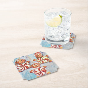 Dessous-de-verre En Papier Cookies de Noël