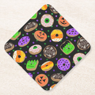 Dessous-de-verre En Papier Cool Parties scintillant mignonne Confetti Donuts 