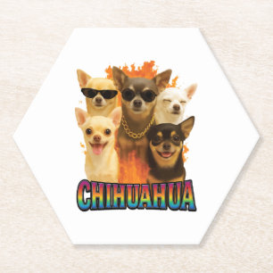 Dessous-de-verre En Papier Copie Chihuahua