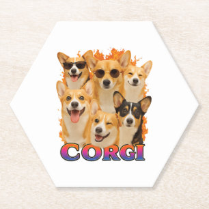 Dessous-de-verre En Papier Copie Corgi