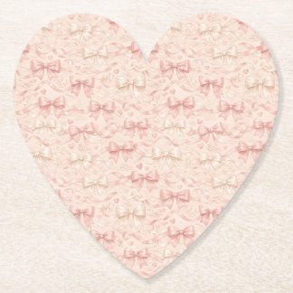 Dessous-de-verre En Papier Coquette Bow Pattern