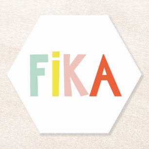 Dessous-de-verre En Papier Couleurs Suédoises Fika