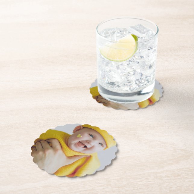 Dessous-de-verre En Papier Créez votre propre personnalisation unique (En situation)