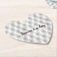 Cuir Blanc Faux Romantique
