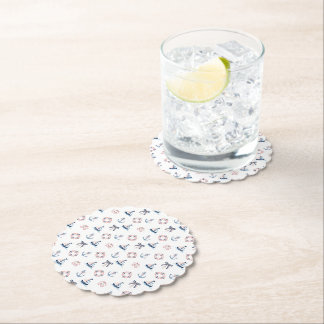 Dessous-de-verre En Papier Cute Nautique et Coquette Infusion!