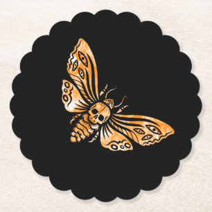 Dessous-de-verre En Papier Death's Head Moth 