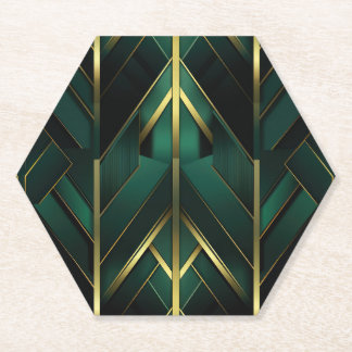 Dessous-de-verre En Papier Décoration Verte