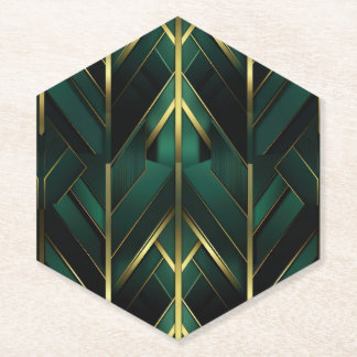Dessous-de-verre En Papier Décoration Verte