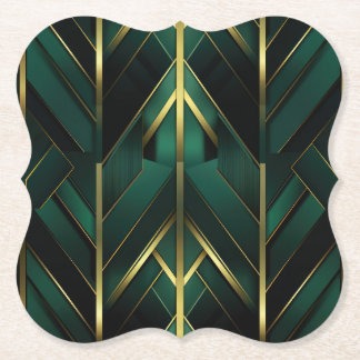 Dessous-de-verre En Papier Décoration Verte