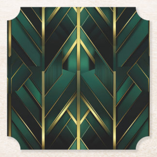 Dessous-de-verre En Papier Décoration Verte