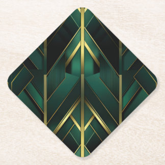 Dessous-de-verre En Papier Décoration Verte