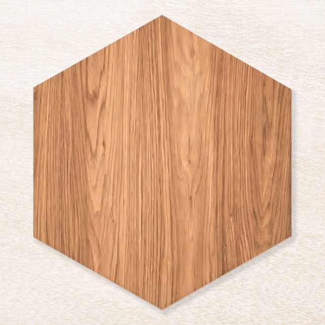 Dessous-de-verre En Papier Design Arrière - plan de texture bois-35455 (Devant)