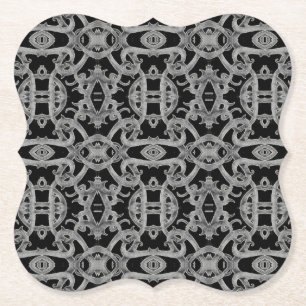 Dessous-de-verre En Papier Dessous de verre en papier à motif gothique