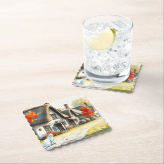 Dessous-de-verre En Papier DESSOUS DE VERRE en papier peint IA