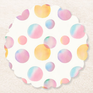 Dessous-de-verre En Papier Dessous de verre en papier pour bulles de bonbons