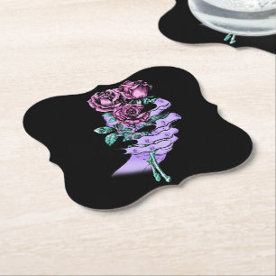 Dessous-de-verre En Papier Dessous de verre gothiques Bouquet