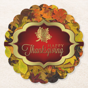 Dessous-de-verre En Papier Dessous de verre - Papier - Bon thanksgiving autom