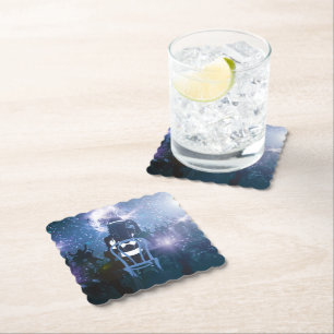 Dessous-de-verre En Papier Disco Heartbeat