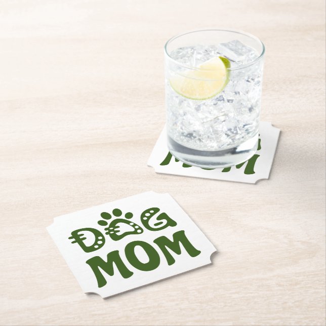 Dessous-de-verre En Papier Dog (En situation)