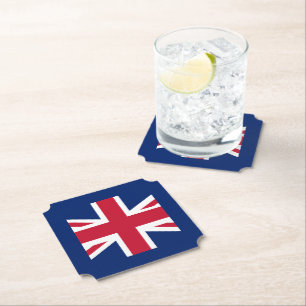 Dessous-de-verre En Papier Drapeau anglais patriotique