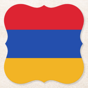 Dessous-de-verre En Papier Drapeau arménien