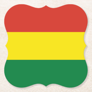 Dessous-de-verre En Papier Drapeau bolivien
