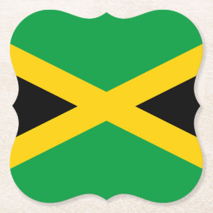 Dessous-de-verre En Papier Drapeau jamaïcain