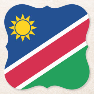Dessous-de-verre En Papier Drapeau namibien
