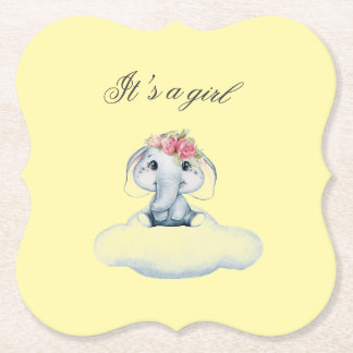 Dessous-de-verre En Papier Dreamy Days avec Rosie l'éléphant.