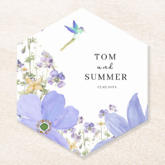 Dessous-de-verre En Papier Dreamy Lilac Mariage