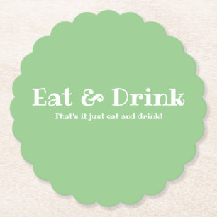 Dessous-de-verre En Papier Eat & Drink Fun