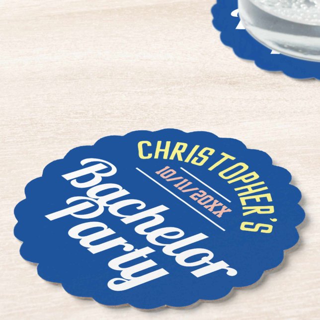 Dessous-de-verre En Papier Enterrement de vie de garçon (Créateur téléchargé)