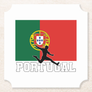 Dessous-de-verre En Papier Équipe du Portugal de football