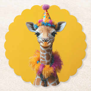Dessous-de-verre En Papier Extravaganza Giraffe
