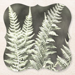 Dessous-de-verre En Papier Fern Artistic Abstrait