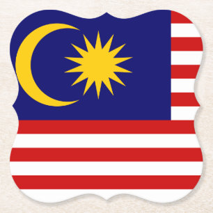Dessous-de-verre En Papier Flag malaisien