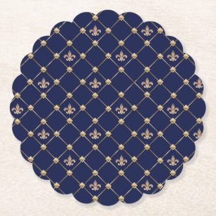 Dessous-de-verre En Papier Fleur de Lis