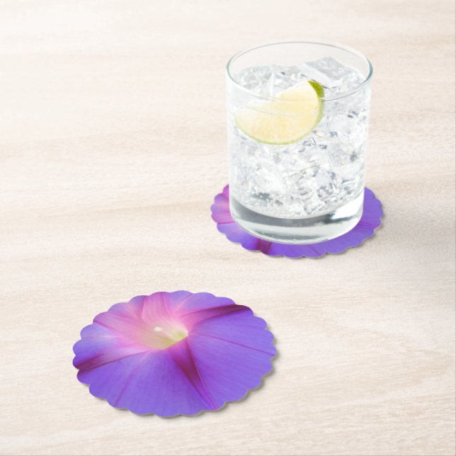 Dessous-de-verre En Papier Floral (En situation)
